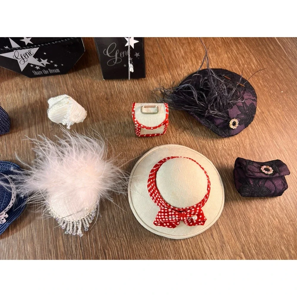 Large Lot Of Ashton Drake Gene Doll Accessories, Stands, Etc